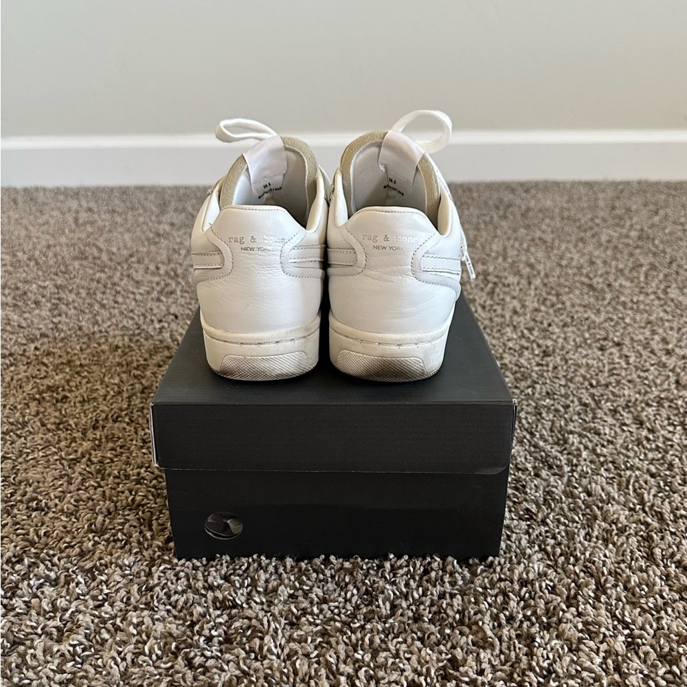 Rag & Bone Retro Court Sneaker in White, size 36.5/ 6.5 - Picture 7 of 7